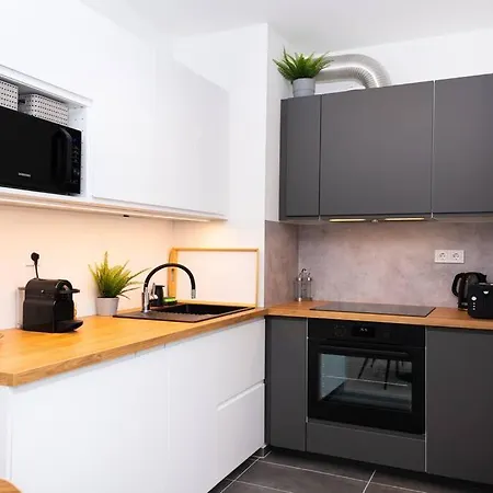 Chic207 Retreat: Modern 1br Gem With Parking By Nw Lejlighed Budapest